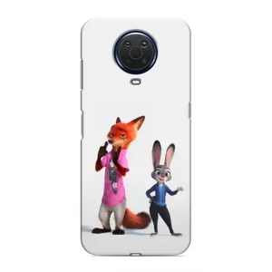 Силіконовий чохол з принтом Зоотрополіс для Nokia G20 (Джуді і Нік)