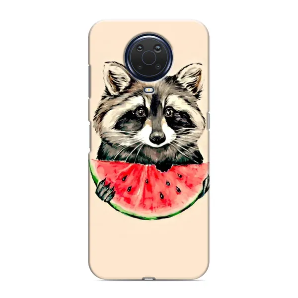 Чехол с рисунком «Енот» для Nokia G20 Чехол с рисунком «Енот» для Nokia G20