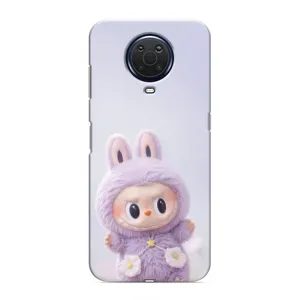 Чехол с принтом Лабубу для Nokia G20 (Фиолетовый Лабубу)