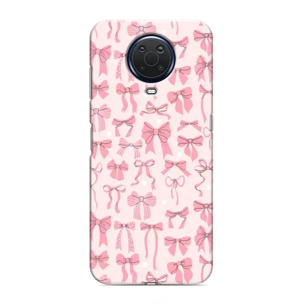 Чехол с рисунком «Фон бантики» для Nokia G20 Чехол с рисунком «Фон бантики» для Nokia G20