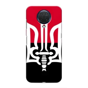 Чехлы УПА (Красно-Чёрный) на Nokia G20 (Герб Украины)