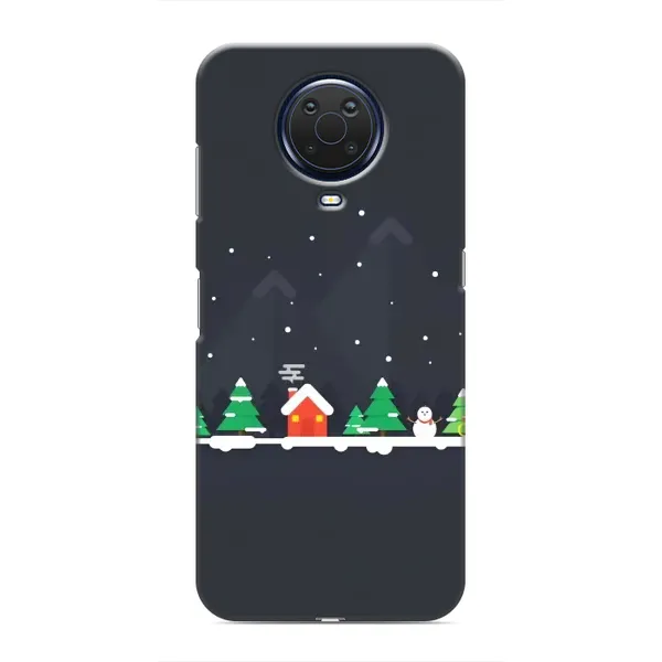Чехол с рисунком «Город зимний» для Nokia G20 Чехол с рисунком «Город зимний» для Nokia G20