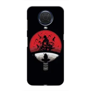 Чохли з принтом Ітачі Учіха на Nokia G20 (Ітачі на чорному)