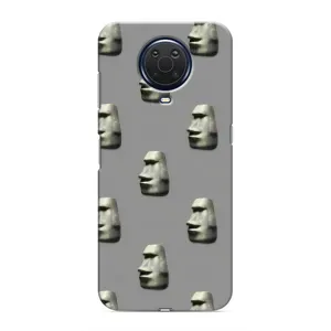 Бампер з принтом Меми для Nokia G20 (Кам'яна особа)