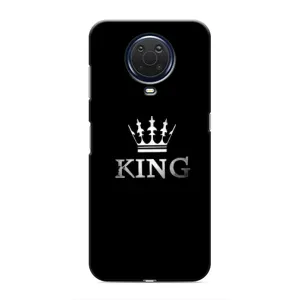 Чехол (Корона на чёрном фоне) для Нокиа Джи 20 (KING)