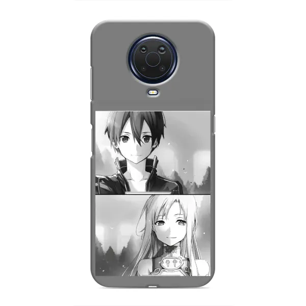 Чехол с рисунком «Кирито-Асуна» для Nokia G20 Чехол с рисунком «Кирито-Асуна» для Nokia G20