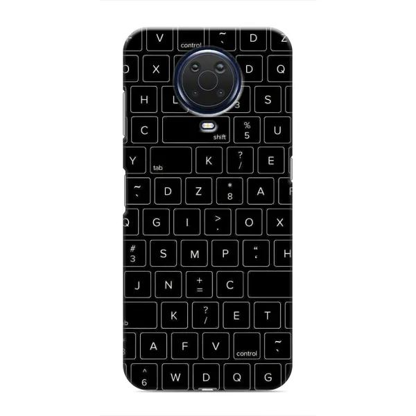 Чехол с рисунком «Клавиатура» для Nokia G20