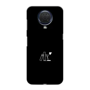 Чохол з картинками на чорному фоні для Nokia G20 (Книжки)