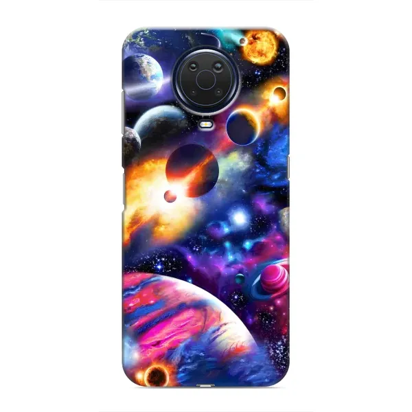 Чехол с рисунком «Космический мир» для Nokia G20