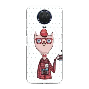 Чехол на тематику: Коты для Nokia G20 (Кот аристократ)