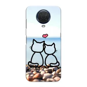 Силіконові Чохли Коханій людині для Nokia G20 (Котейки)