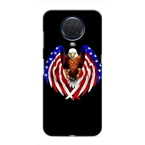 Чохол Прапор USA для Nokia G20 (Крила США)