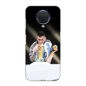 Чехлы Лео Месси Аргентина для Nokia G20 (Кубок Мира)