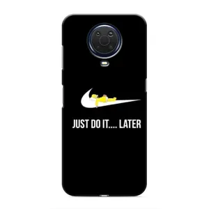 Силиконовый Чехол на Nokia G20 с картинкой Nike (Later)