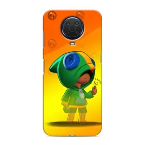 Чохол Бравл Старс для Nokia G20 (LEON в кофті)