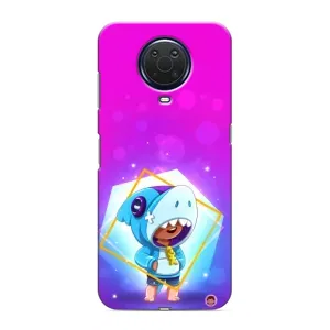 Чохол Бравл Старс для Nokia G20 (Леон у костюмі Акули)