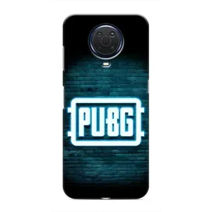Чехол (TPU) с картинкой "Лого Пабг" на Нокиа Джи 20 (Лого PUBG)