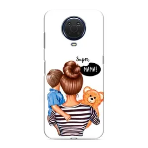 Чехлы для МАМЫ на Nokia G20 (Мама и сын)