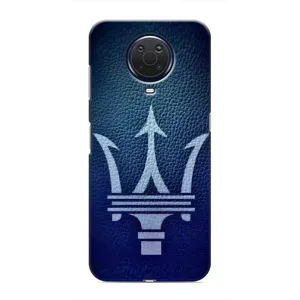 Чехлы с тематикой "Крутые машины" на Nokia G20 (Лого Maserati)