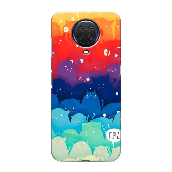 Чехол с рисунком «Mew» для Nokia G20