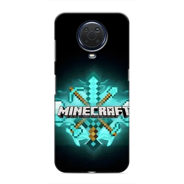Чехол с рисунком «MineCraft 2» для Nokia G20