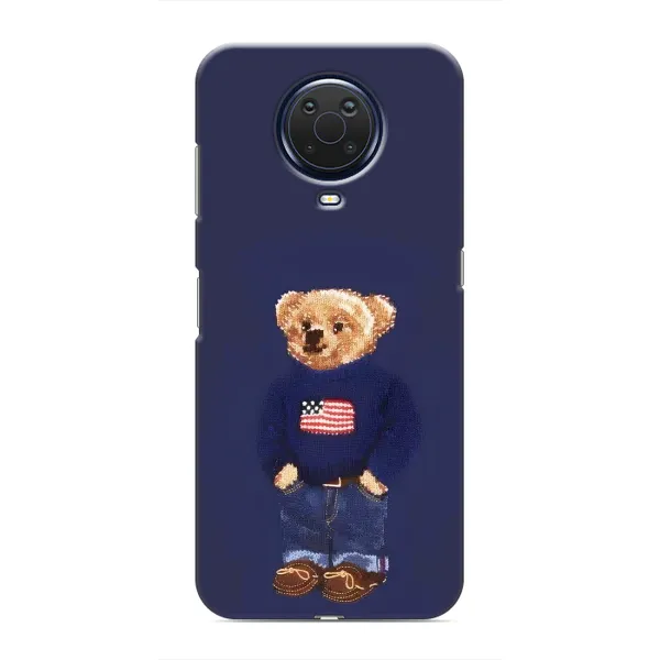 Чехол с рисунком «Мишка USA» для Nokia G20 Чехол с рисунком «Мишка USA» для Nokia G20