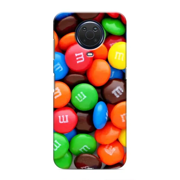 Чехол с рисунком «Разноцветные M&M'S» для Nokia G20 Чехол с рисунком «Разноцветные M&M'S» для Nokia G20