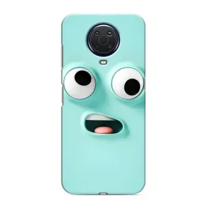 Силиконовые Чехлы (смешные стикеры) для Nokia G20 (Забавное мятное лицо)