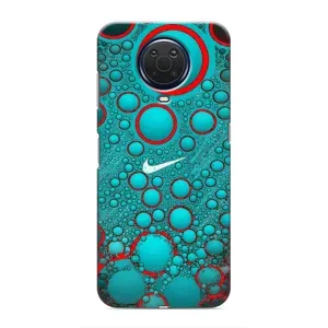 Силиконовый Чехол на Nokia G20 с картинкой Nike (Найк зеленый)