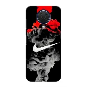 Силиконовый Чехол на Nokia G20 с картинкой Nike (Nike дым)