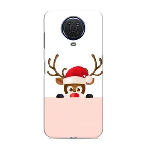 Чохол Санта Клаус для Nokia G20 (Оленя)