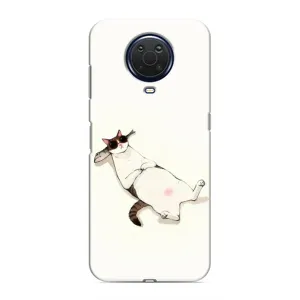 Чехол на тематику: Коты для Nokia G20 (Отдых)