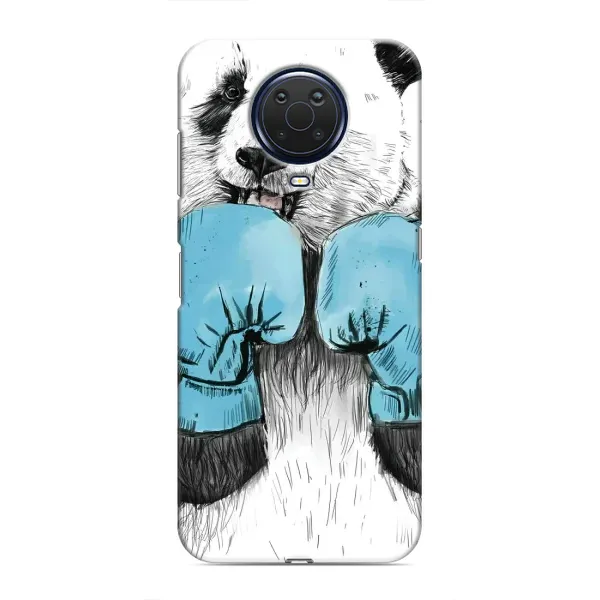 Чехол с рисунком «Панда боксер» для Nokia G20 Чехол с рисунком «Панда боксер» для Nokia G20