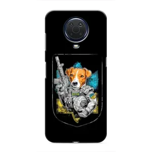 Чехол с принтом для Nokia G20 (Патрон Воин)