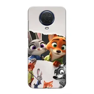 Силіконовий чохол з принтом Зоотрополіс для Nokia G20