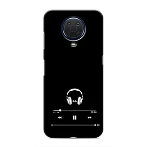 Чохол з картинками на чорному фоні для Nokia G20 (Плеєр)