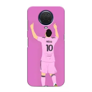 Чехлы Лео Месси в Майами на Nokia G20 (Празднование Месси)