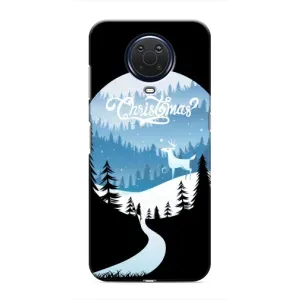 Силіконовий бампер на різдво для Nokia G20 (Різдвяний Олень)