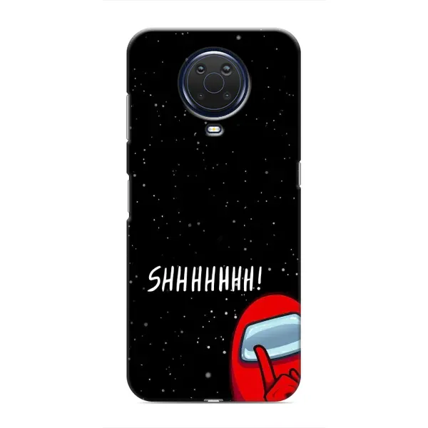 Чехол с рисунком «SHHHHH» для Nokia G20 Чехол с рисунком «SHHHHH» для Nokia G20