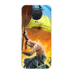 Чехол с картинкой (Патриотический КОЗАК) на Nokia G20 (Сильный Козак)
