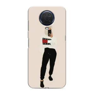 Силиконовый Чехол на Nokia G20 с картинкой Стильных Девушек (Стильная)