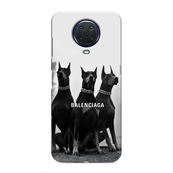 Чехол с рисунком «Три добермана» для Nokia G20