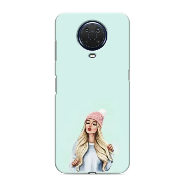 Чехол с рисунком «В шапке» для Nokia G20 Чехол с рисунком «В шапке» для Nokia G20