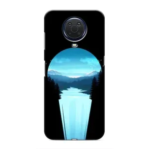 Летний Чехол на Nokia G20 (Синий Водопад)