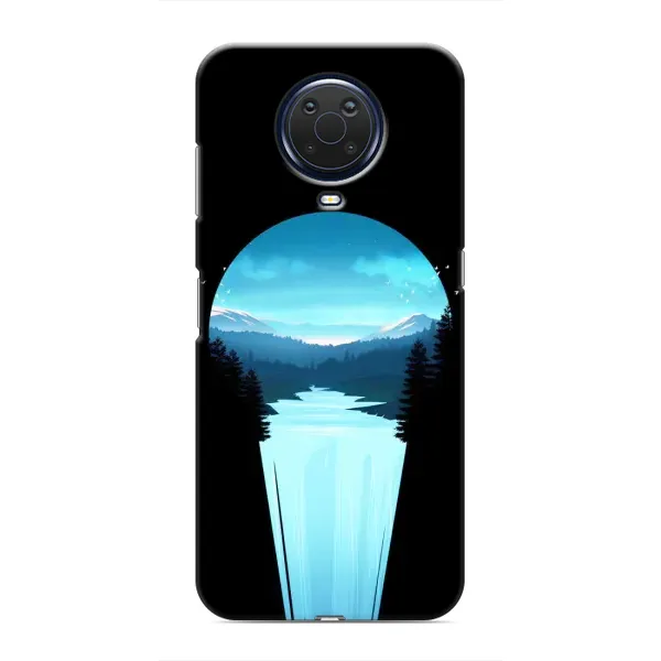 Чехол с рисунком «Синий Водопад» для Nokia G20