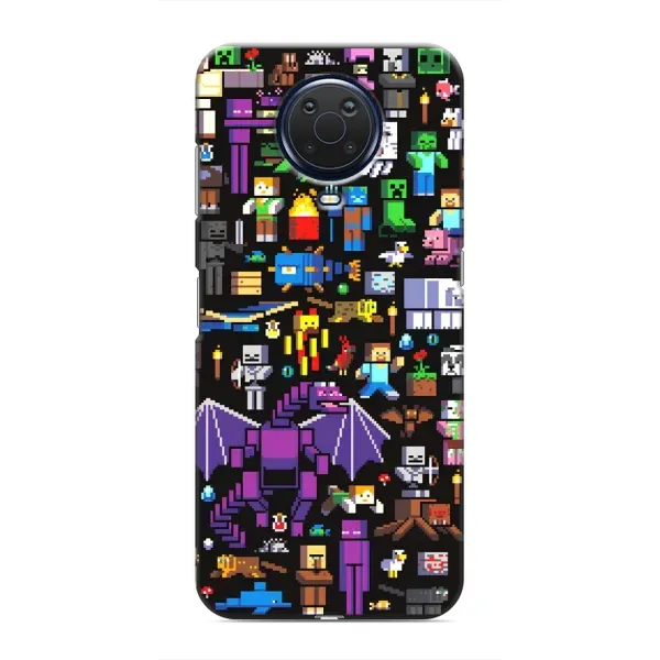 Чехол с рисунком «Все персонажи» для Nokia G20