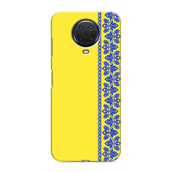 Чехол с рисунком «Вышиванка на желтом» для Nokia G20 Чехол с рисунком «Вышиванка на желтом» для Nokia G20