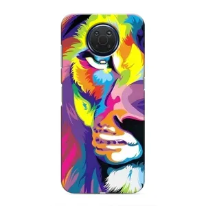 Чехол с картинкой на Nokia G20 (Яркий Лев)