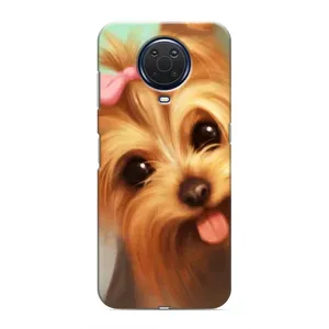 Чехол (ТПУ) Милые собачки для Nokia G20 (Йоршенский терьер)