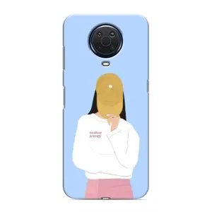 Силиконовый Чехол на Nokia G20 с картинкой Стильных Девушек (Желтая кепка)